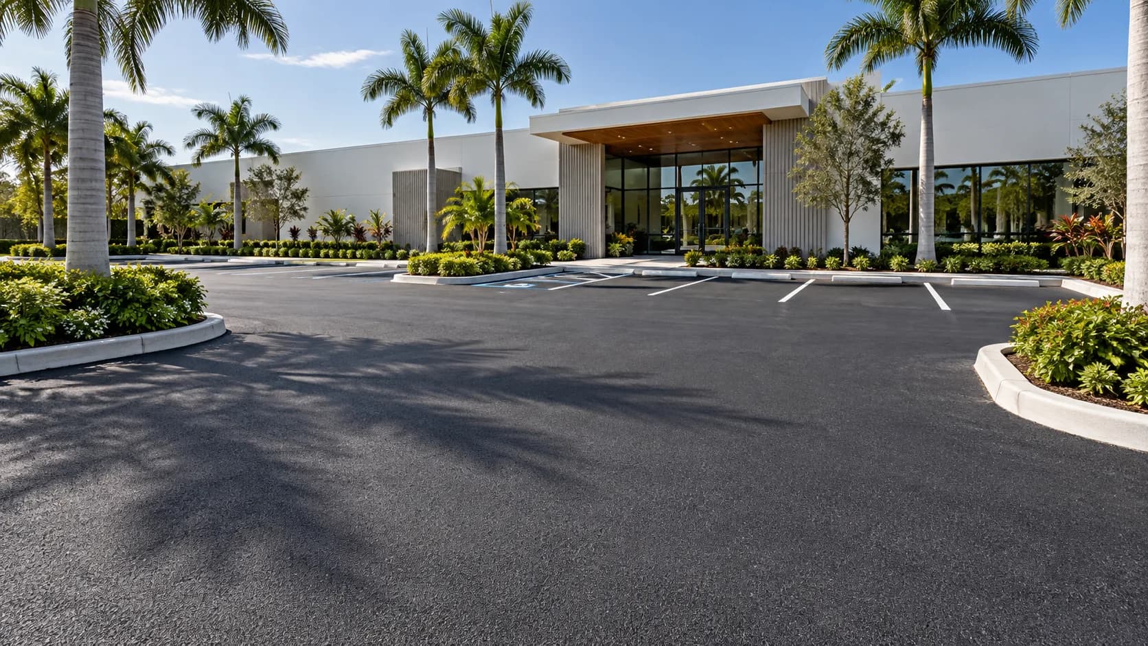 Asphalt surface