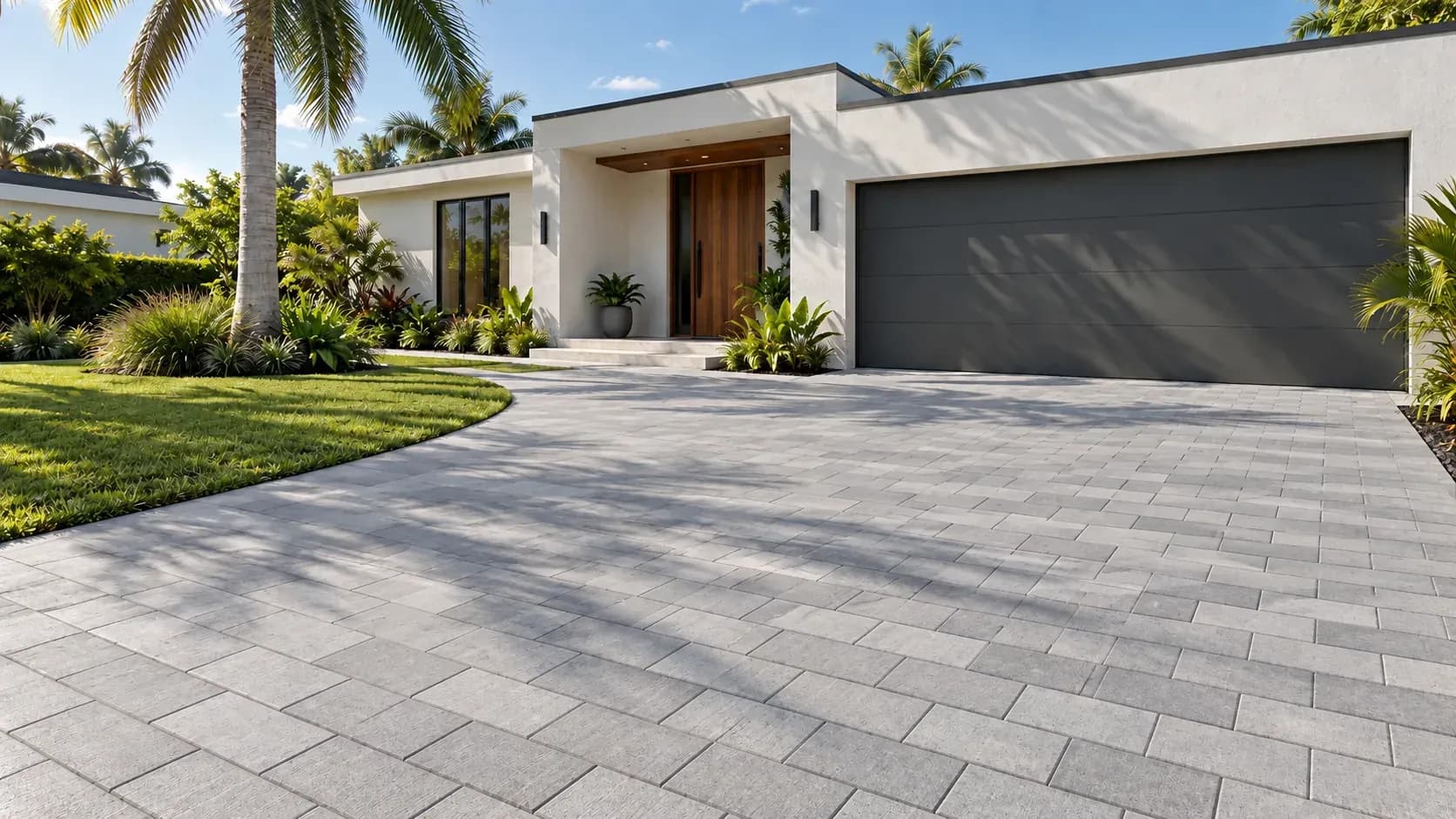 Pavers option for the same space
